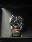 Movado Bold Chronograph Date Quartz 44mm Black Steel Bracelet With Box   Papers 