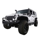 Matte Black Headlight Bezel Cover Insert Trim Guards For Jeep Wrangler Jk 07-15