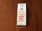Vintage Matchbook Cover Bowling North Bowl Sheboygan  Wi