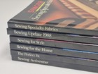 Vintage Lot Of 6 Singer Sewing Reference Library Books Hardcover 