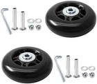 Luggage Wheels Replacement 70x24mm Rubber Suitcase Repair Kit