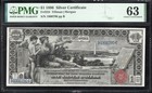 1896  1 Silver Certificate  educational Note  Pmg 63 Fr 224 00790