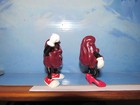 California Raisins Lot Of 2 Valentine Pvc Figures 1987 Pristine Valentines