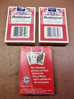 Three  3  Vintage Decks Of Budweiser Playing Cards Lightly Used 3 For 1 Money 