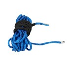 For Atv 5 16 x50  12000lbs Blu Synthetic Winch Rope Line Recovery Cable New