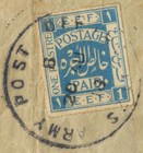 Palestine Israel To Usa 1918 British Mandate Blues On Cover Apo Sz 44 Jerusalem 