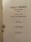 Rare 1936 Discourse-chilo  Prince Of The Mound Builders-native American Spirit