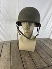 Ww2 Us M1 Helmet   Liner Rear Seam Marked For Air Artillery Defense