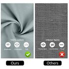 Bib Apron Canvas Cotton Cooking Aprons For Women Men Adjustable Neck Strap Wi   