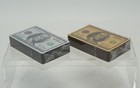 One Hundred Dollar Bill Gold   Silver Foil Look Playing Cards  100 Franklin New