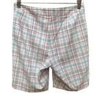 Callaway Golf Shorts Bermuda Plaid Outdoor Preppy Sporty Womens Size 6
