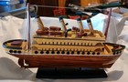 Fully Assembled Wooden Model Cruise Ship 12  Long X 7-1 2  High