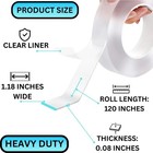 Nano Magic Tape Double Sided Traceless Washable Adhesive Invisible Gel 3m  10ft 