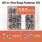 Snap Fastener Tool Kit With 100 Sets Boat Cover Snaps