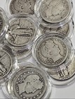   Antique Coin Estate Sale   90  Silver Us Coin Mixed Lot Circulated