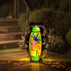 Dragonfly Solar Lanterns Outdoor Waterproof Hanging Solar Lantern Decorative Out