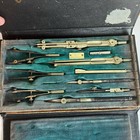 Vintage Keuffel   Esser 10 Pc Drafting Tool Compass Set  9326 Germany