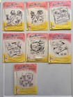 Vintage Aunt Martha s Hot Iron Transfers Lot Of 7 Embroidery Patterns Christmas