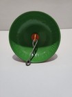 Vintage 1960 Halloween Tin Noisemaker Us Metal Toy Mfg Co Orange Black Witch Cat