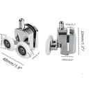 Shower Door Rollers Rv Parts - 10 Pcs Zinc Alloy Wheels 23mm With Anti 10 