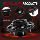 8 X 6 5 Lug Bolt On Wheels Fit For Shipping Container Hub And Spindle Kit 8000lb