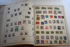 Vtg  Minkus The New World Wide Postage Stamp Album W  100 s Stamps