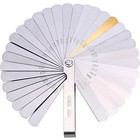 Stainless Steel Feeler Gauge Dual Marked Metric And 0 04 - 0 88 Mm 32 Blades