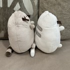 Pusheen Plush Cat Lot Of 2 Stuffed Animals 6  Small Sitting Gray White Soft Toy