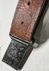1 Original Swedish Mauser Rifle Sling M96 M38 Leather Military Surplus Wwii Era