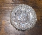 Vintage Towle Sterling Silver Ornate Scroll Floral Compact Mirror  Monogrammed