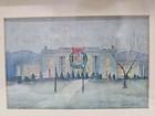 1969 Kentucky Governor s Mansion Christmas Print Edward Moriarty Governor Louie