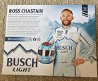 Nascar Driver  1 Ross Chastain Busch Light 2026 Autographed Postcard