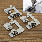1 3pcs Rolled Hem Presser Foot Set Stainless Steel Sewing Machine - New