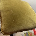 Antique Piano Organ Stool Victorian Vintage Cast Iron Legs  Swivels Nice