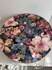 Hat Box Decorative Victorian Floral Print Storage 16x7 1 2 With Rope Handle L    k