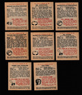 1948 Bowman Football 9 Card Lot Set Starter High Grade No Dupes Ex - Nr Mt