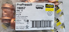 Viega Propress 1  X 1  78057 Copper Coupling With Stop  5-pack Epdm - Zero Lead