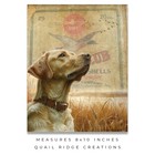 Vintage Yellow Lab Art Print Remington Shotgun Shell Box Duck Hunting Artwork