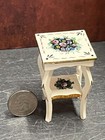Dollhouse Miniature Table Hand Painted 1 12 One Inch Scale E206 Artist Signed