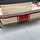 Vintage Toyota Basket Type Fabric Tool Box Storage Case Toolbox