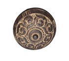 Antique Solid Bronze Victorian Larger Door Knob Set Of 2 1900   s Art Noveau
