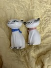 Vintage 1950s Holt Howard Cozy Kitten Siamese Cat Salt   Pepper Shakers Japan