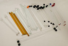 Vintage Barware Mixed Lot 35  Retro Glass Swizzle Sticks Cocktail Stirrers Color