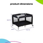 Cosco Kids    Large Baby Playpen  Funsport Portable Baby Play Yard  Noir Dot