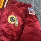 Vintage Washington Redskins Proline Starter Bomber Satin Jacket Xl