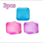 New Needoh Nice Cube 2 25  Super Solid Squish 3-pack Blue Pink   Purple Free S h