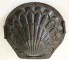 Antique Tin  9782 Large Ocean Sea Shell Clam Seashell Chocolate Mold Primitive