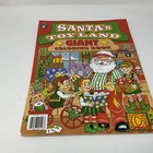 Giant Christmas 14  X 11  Coloring Book Rare Vintage Santa s Toy Land