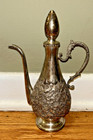 Vintage Persian High Grade Handmade Marked Silver Fancy Ewer Rare 9 9 Ounces Wow