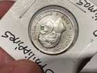 1885 Spanish Philippines 10 Centimos-unc Lightly Cleaned